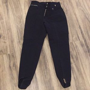 Black ski pants